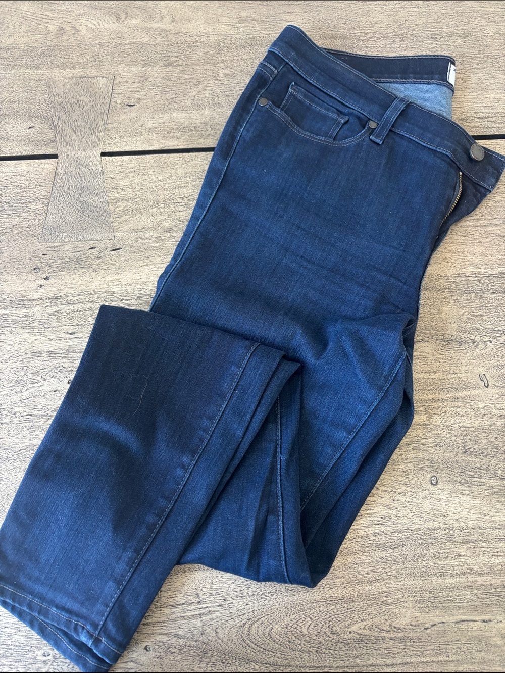 PAIGE Indigo Slim Straight Jeans